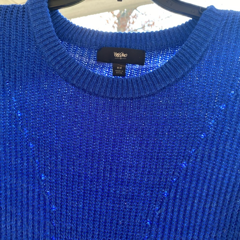 Long Blue Sweater - Picture 2 of 3